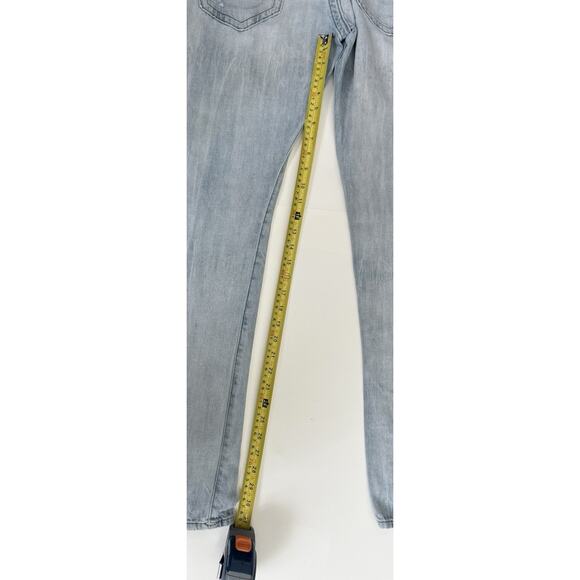 True Religion Dean No Flap Jeans Mens 29 Distressed Light Wash Slim Fit - Picture 9 of 9